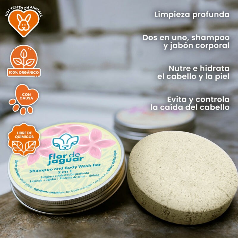 Shampoo and Body Wash c/lata, 25 gr (5 piezas) - Imagen 3