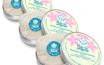 Shampoo and Body Wash 2 en 1 Bar Lavanda con lata 3 piezas
