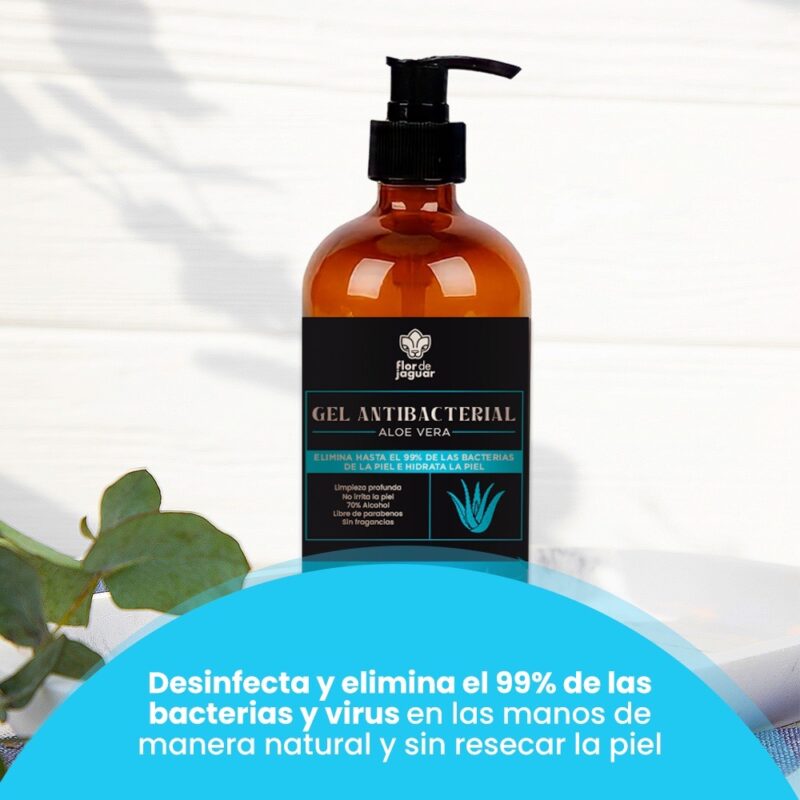 Gel Actibacterial con Aloe Vera, 500 ml - Imagen 3
