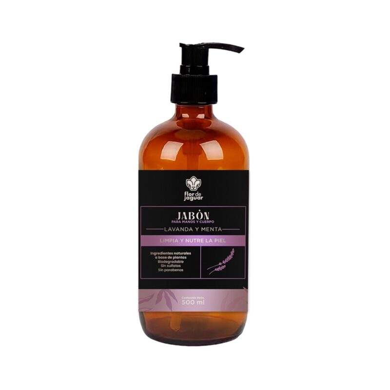 Jabón líquido p/ cara y cuerpo, 500 ml