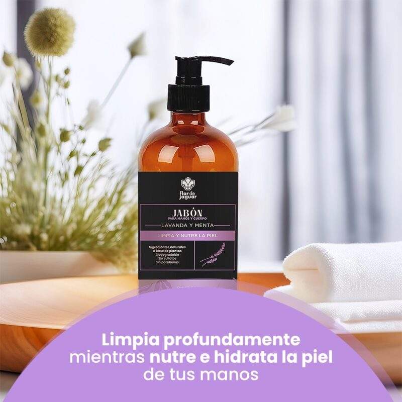 Jabón líquido p/ cara y cuerpo, 500 ml - Imagen 4