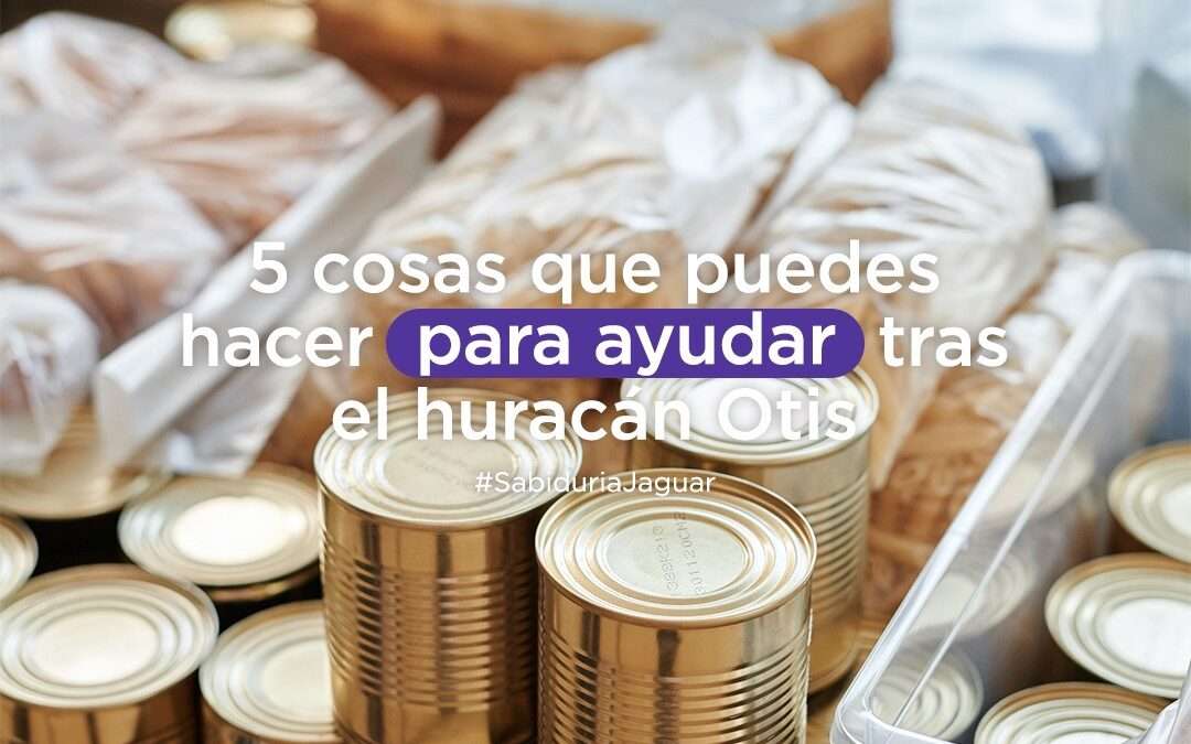 5 cosas que puedes hacer para ayudar tras el huracán Otis